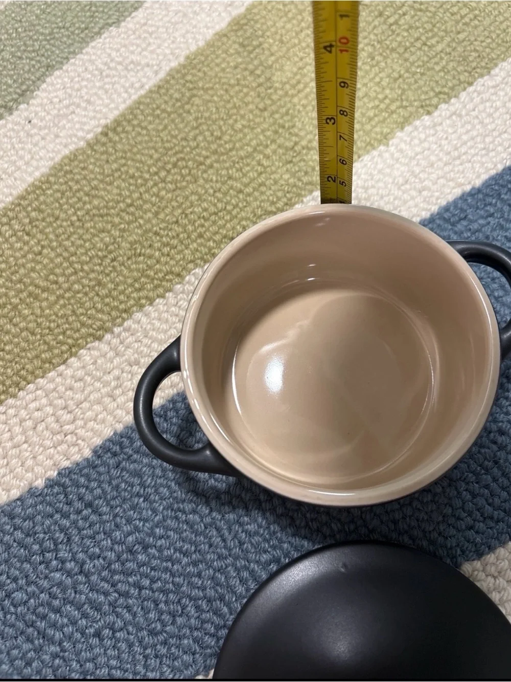 Le Creuset Black Bat Mini Cocotte with Lid